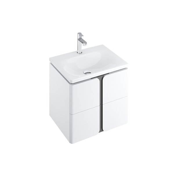Spintelė po praustuvu SD Balance 500 | SD Balance 500 balta/grafito