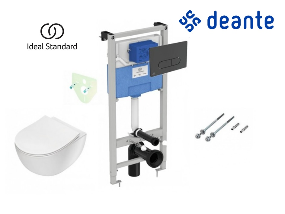 Potinkinio rėmo Ideal Standard ir klozeto Peonia su lėtaeigiu dangčiu komplektas