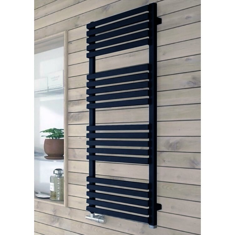 Elektrinis Terma Quadrus Slim rankšluosčio džiovintuvas 1185x600 metallic black