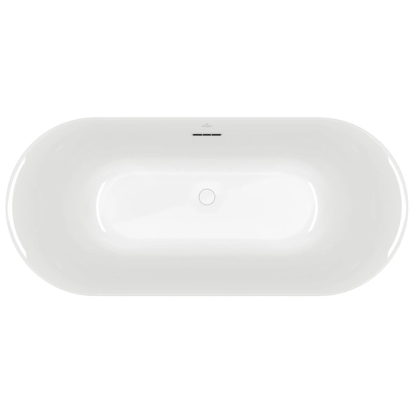 Villeroy & Boch Loop & Friends laisvai pastatoma akrilinė vonia 180x80 cm, ovali, balta